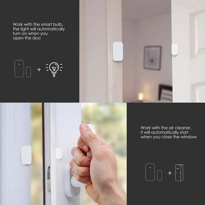 Aqara Door Window Sensor Zigbee MCCGQ11LM Wireless APP Remote Control for Smart Home Work With Xiaomi Mijia Apple HomeKit APP - Twin suppliers 