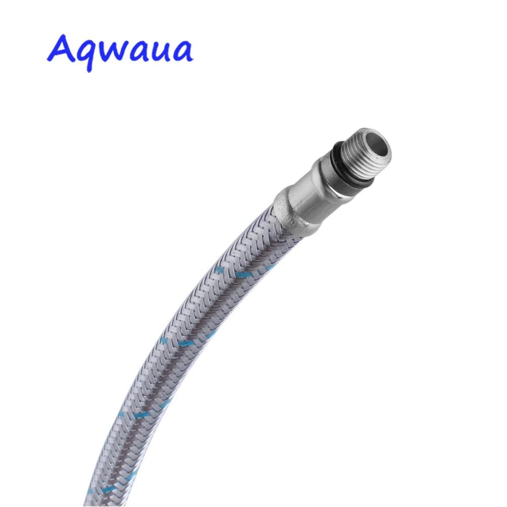 Aqwaua Faucet Hose 1 Pair Cold and Hot Water Mixer Water Supply Flexible Pipe Crane Hoses 40/50/60CM - Twinsupliers