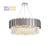 Art Deco Chrome Silver Gold Black Crystal LED Hanging Lamps Chandelier Lighting Lustre Suspension Luminaire Lampen For Foyer - Twinsupliers