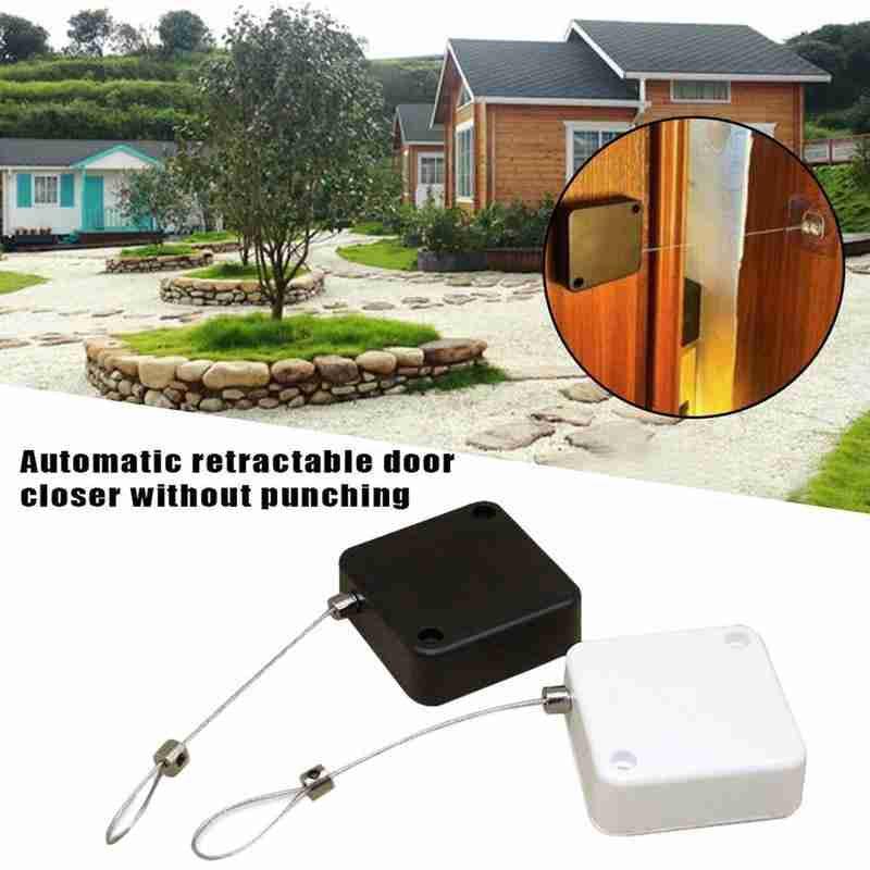 Automatic Door Closer Punch-Free Soft Close Door Closers For Sliding Door Glass Door 500g-1000g Tension Closing Device - Twinsupliers