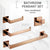 BagnoLux Rose Gold Stainless Steel Beautiful Wall Hook Toilet Paper Holder Towel Bar Bathroom Accessories - Twinsupliers