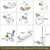 Bathroom Hardware Set Crystal Bath Towel Shelf Toilet Paper Holder Sliver Chrome Towel Bar Toilet Brush Holder Robe Hook EL8130 - Twinsupliers