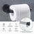 Bathroom Toilet Paper Holder Kitchen Wall Mounted Toilet Roll Towel Shelf Black Stainless Steel Waterproof Bathroom Accessories - Twinsupliers