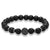 Best Seller In Europe And America Micro-inlaid Black Diamond 10MM Zircon Volcanic Rock Bracelet Bracelet - Twinsupliers