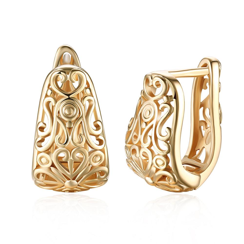 Best Seller In Europe And America Pattern Hollow Stud Earrings Ornament - Twinsupliers