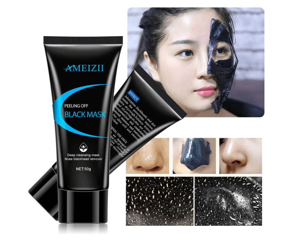 Black mud cleansing mask facial exfoliation acne blackhead deep cleansing moisturizing skin care - Twin suppliers 