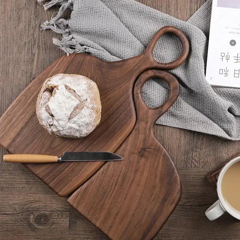 Black Walnut Solid Chopping Boards Wood Tray Pizza Board Cutting Board Kitchen Baking Utensils Bread Fruit Sticky Board - Twinsupliers