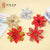 Christmas Flowers Christmas Tree Decorations Home Glitter Artifical Fake Flower Xmas Ornaments New Year Deco - Twinsupliers