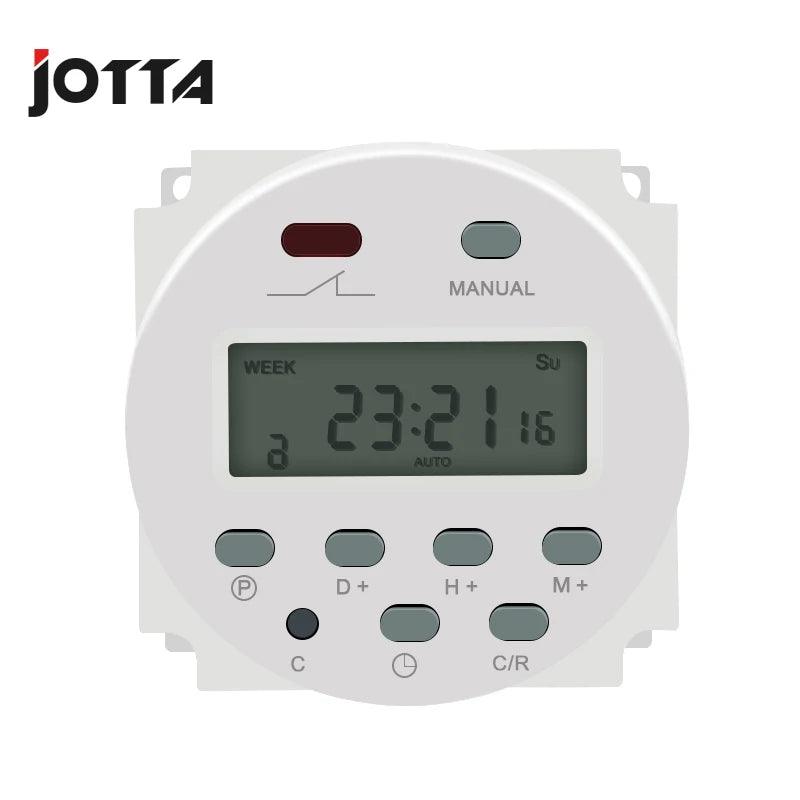 CN101A LCD Time Switch 12V 24V 110V 220V Time Relay Street Lamp Billboard Power Supply Timer WITHOUT Waterproof Box - Twinsupliers