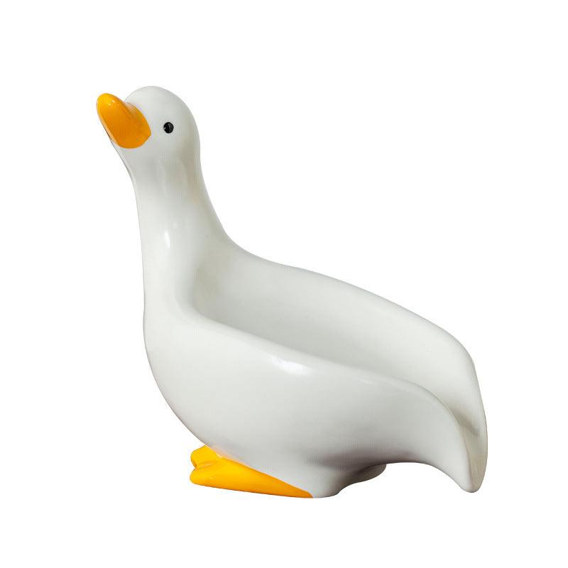 Creative Ceramic Soap Box Cute Duck - Twinsupliers