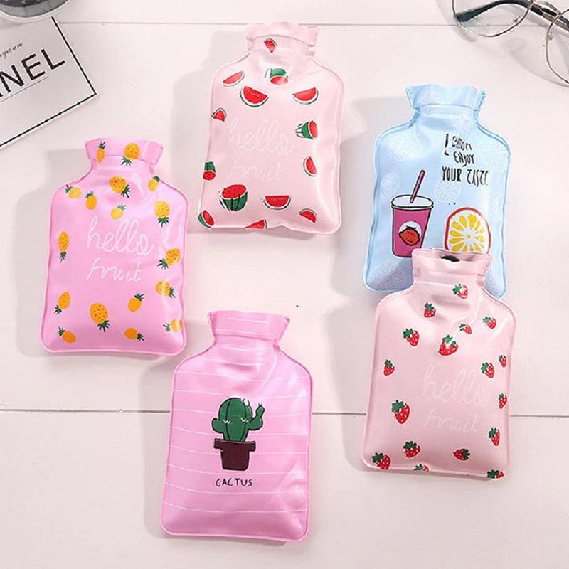 Cute Cartoon Hot Water Bottle Hot Water Warmer Portable Hand Warmer Water-filling Hot-water Bag Home Warming Product - Twin suppliers 