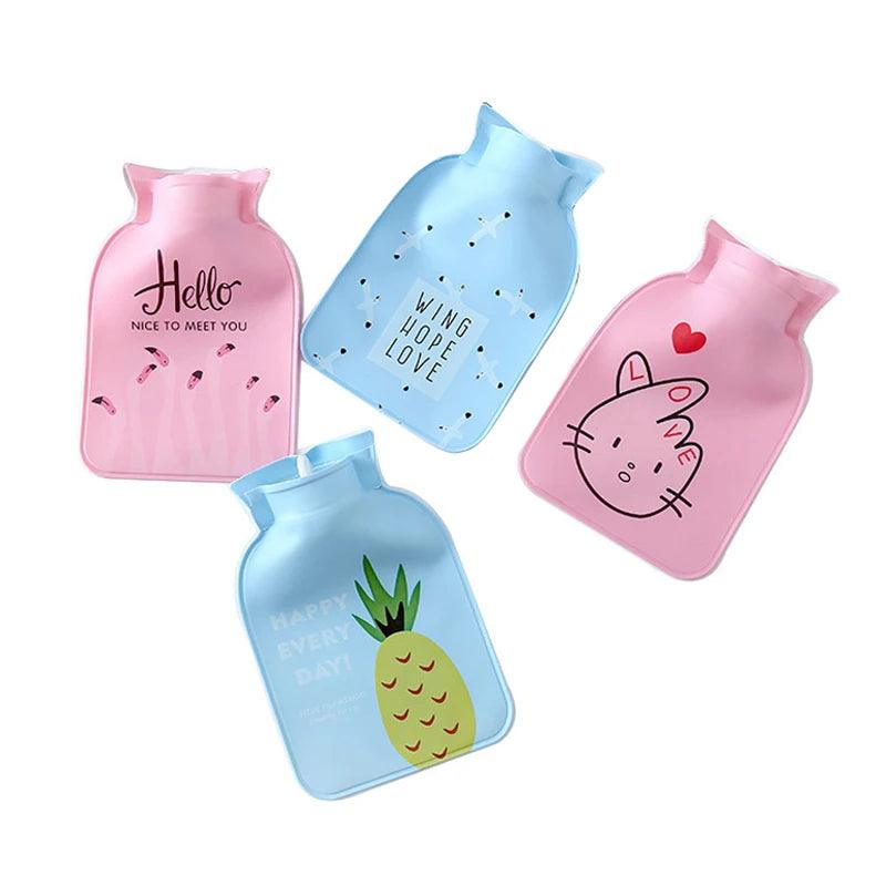 Cute Cartoon Hot Water Bottle Hot Water Warmer Screw Portable Hand Warmer Water-filling Hot-water Bag Home Warming Product - Twinsupliers