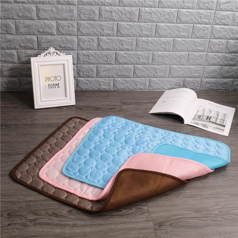 Dog Cooling Mat Summer Pad Pet Mat Bed for Dogs Cat - Twin suppliers 