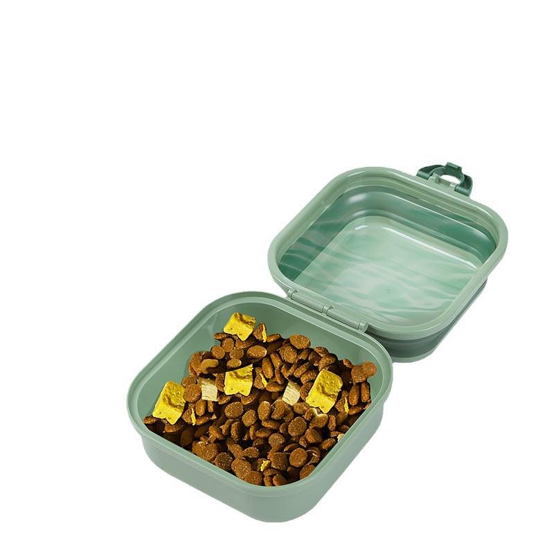 Dog Outdoor Folding Bowl Double-layer Drinking Water Pet Products - Twinsupliers