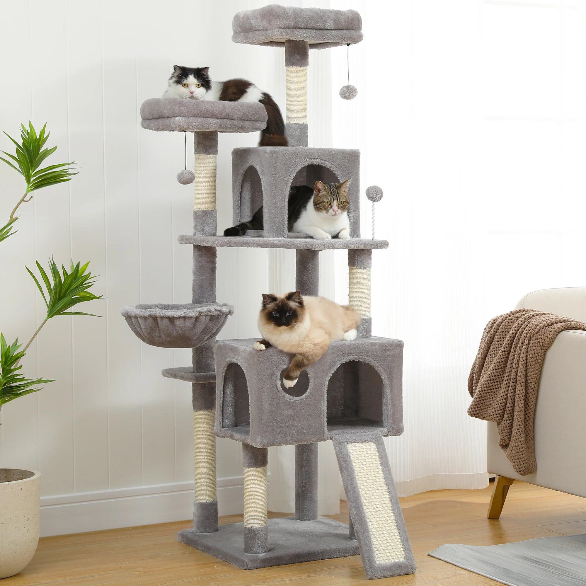 Domestic Delivery Multi-Level Cat Tree Tower Climb Furniture - Twin suppliers 