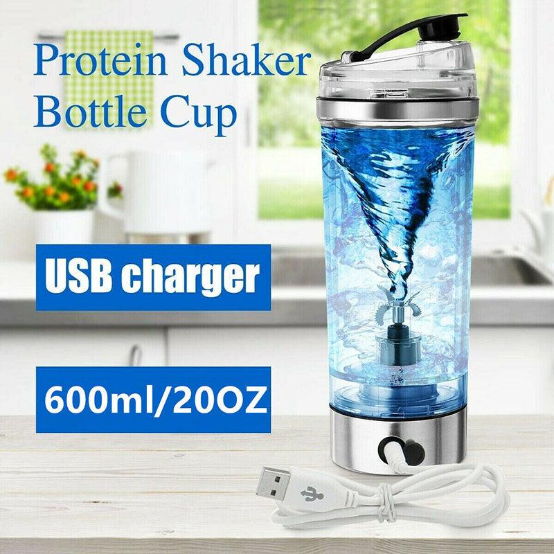 Electric Protein Shake Stirrer USB Shake Bottle Milk Coffee Blender Kettle Sports And Fitness Charging Electric Shaker Cup - Twinsupliers