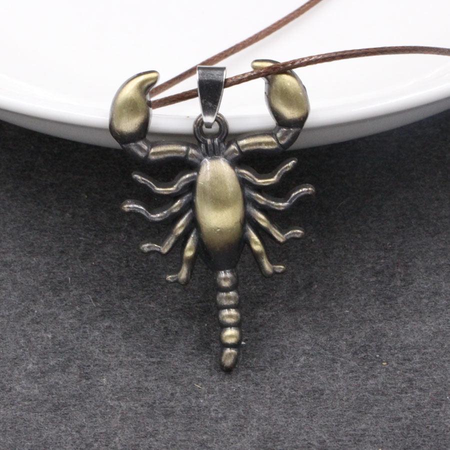 Fashion Personality Titanium Steel Scorpion Pendant European And American Foreign Trade Trend Jewelry - Twinsupliers