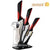 Fashion Style 4"5"6" Ceramic Knife set with ABS+TPR handle High Quality Kitchen Knife - Twin suppliers 