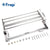 Frap Modern Style Wall Mounted Space Aluminum Silver Surface Towel Bars Towel Hanger Adjustable Towel Rack with Hooks F808 - Twinsupliers