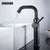 Free Shipping Black Antique Brass Basin Faucet Hot And Cold Basin Mixer Oil Rubbed Finish Bathroom Sink Faucet Water Mixer Tap - Twinsupliers