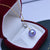 Freshwater Pearl 12 To 13mm Demon Purple Perfect Circle Strong Light Fine Flaw Pendant - Twin suppliers 