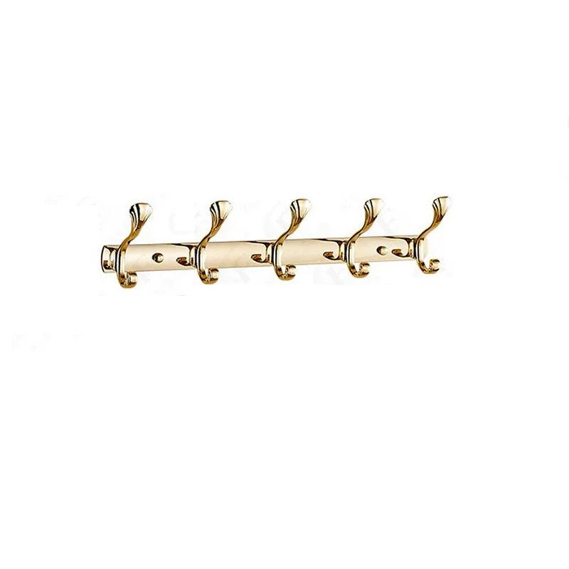 Gold Towel Hook Brass Wall Mount Rose Gold Towel hanger, brass Construction ,Bathroom Hardware,kitchen hook bathroom accessories - Twinsupliers