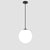 Gold/Black Glass Ball Pendant Lights White Globe Hanging Lamps Bar Restaurant Deco Luminaire Bedroom Light LED Pendant Lamp - Twinsupliers