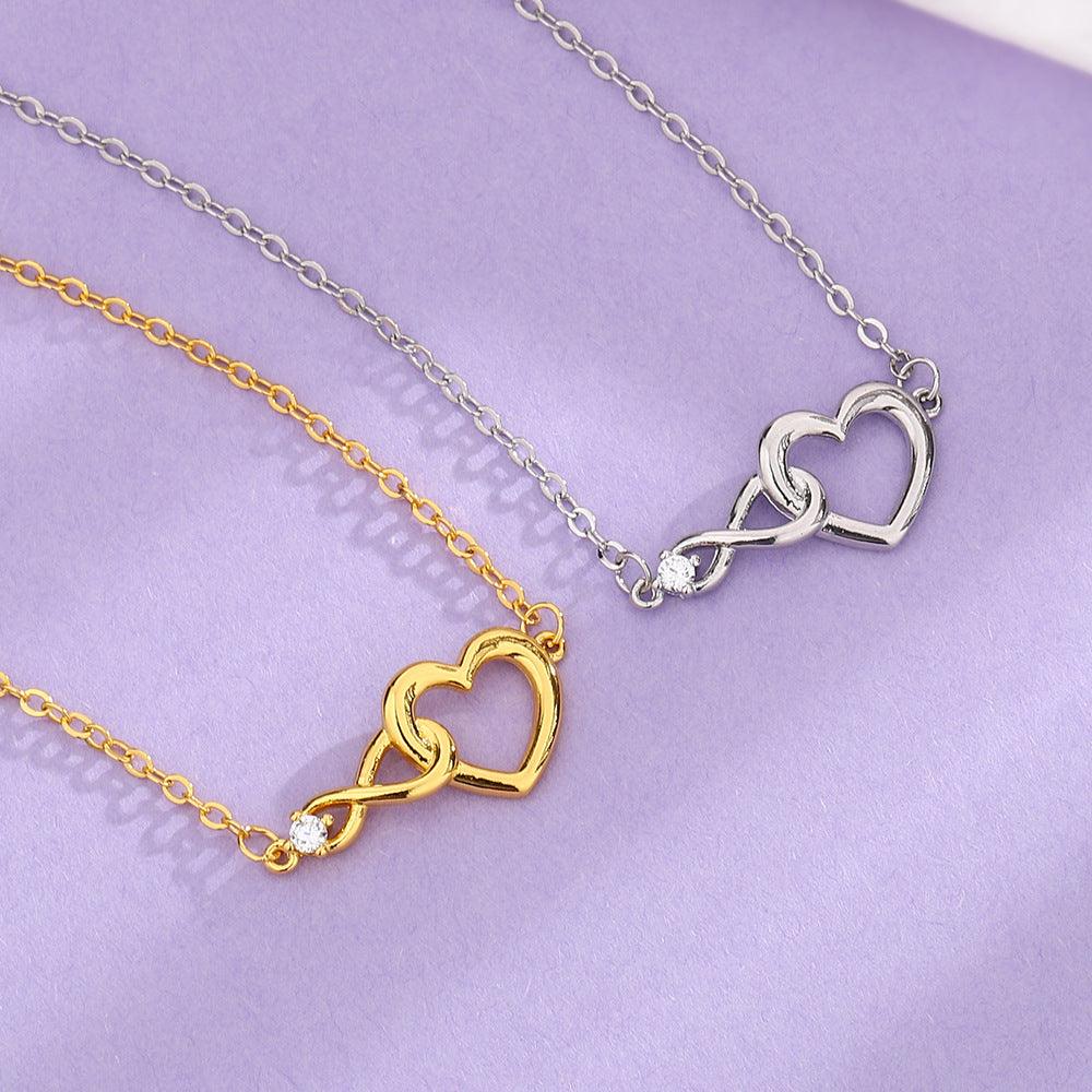 Heart-shape Bracelet Fashion Jewelry Versatile Love Bracelet Gift For Girlfriend Valentine's Day - Twinsupliers