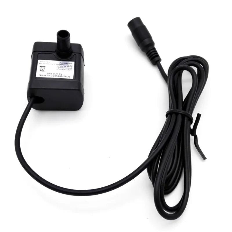 High Quality DC 5~12V 80~200L/h Mute Micro Submersible Adjustable Brushless Water Pump for Aquarium - Twinsupliers