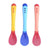 Hot Sale 3pcs/set Small Toddlers Utensils Plastic Baby Spoons Infant Feeding Tool Heat Sensitive Kids Tableware - Twin suppliers 