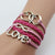 Hot Sale Best Seller In Europe And America Hand Weaving Bracelet Doppel Herz Infinite Eight Layered Retro Bracelet Mengqi Wholesale - Twinsupliers