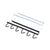 Iron art clapboard hanger wardrobe multifunctional hook kitchen cabinet 6 finishing rack without nails - Twinsupliers