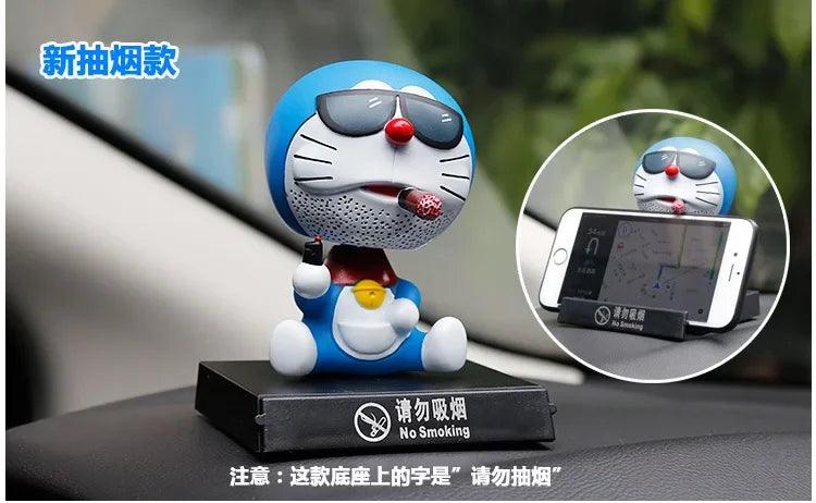 Japan Doraemon Bobble Head Figure Dolls Doraemon Cartoon Figure Doll Shaking Head Action Model Toy Car Deco Kids Birthday Gift - Twinsupliers