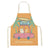 Kitchen Cooking Apron Rainbow Print Aprons Cartoon Car Crane Fire Engine Women Sleeveless Kids Apron Pinafores Children Aprons - Twinsupliers