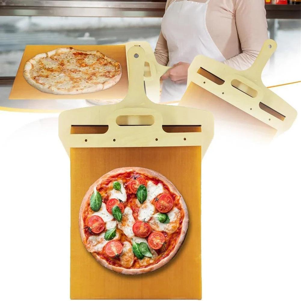 Kitchen Gadgets Sliding Pizza Shovel Non Stick Pizza Smooth Cutting Board Storage Transfer Board Kitchen Baking Tool - Twinsupliers