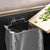 Kitchen Trash Rack Cabinet Door Garbage Bags Holder Stainless Steel Closet Garbage Storage Holder Kitchen Storage Supplies - Twin suppliers 