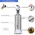 KONCO Stainless Steel Leak-Proof Soy Sauce Vinegar Oil Cruet Storage Dispenser Seasoning storage Glass Bottle Kitchen Gadets - Twinsupliers