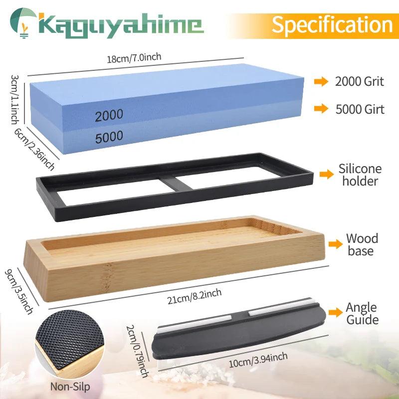 KPS R01 Kitchen Tool Set Knife Sharpener Stone 240-8000 Grit Grinding Stones Grindstone Sharpening Stone Whetstone Corundum - Twinsupliers