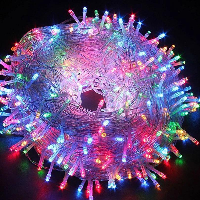 LED Garland String Lights Wedding Lighting 10m 20m 30m 50m Christmas Tree Lamp Fairy Light Outdoor Indoor Bars Party Decoration - Twin suppliers 