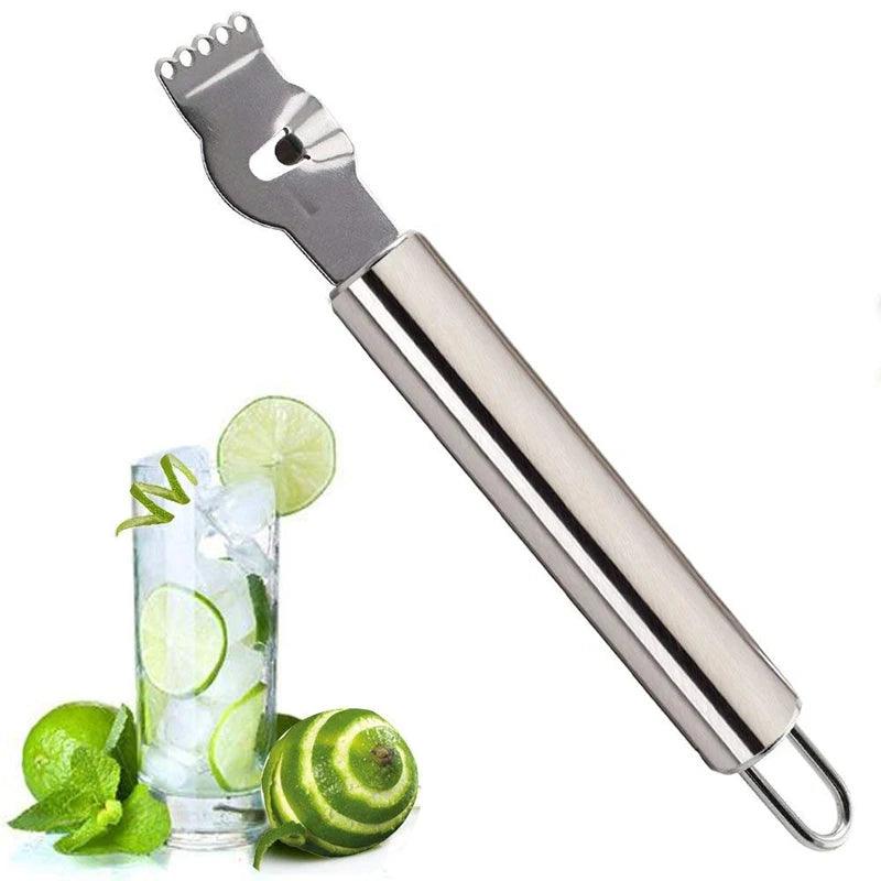 Lemon Grater Stainless Steel Lemon Grater Orange Peeler Citrus Fruit Grater Peeling Knife Kitchen Gadgets Bar Accessories - Twinsupliers