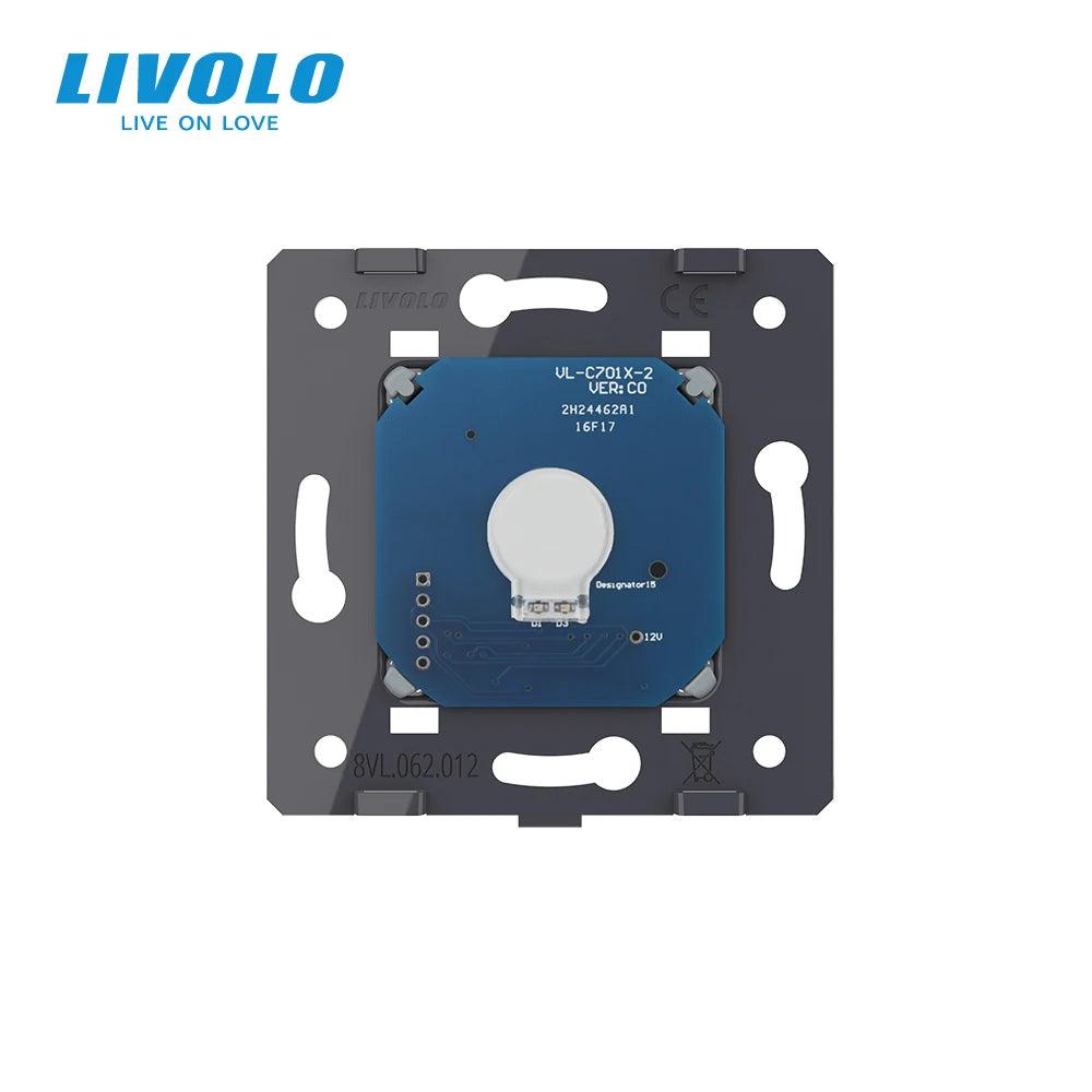 LIVOLO EU Standard Dimmer Switch Without Glass Panel, AC 220~250V,Wall Light Touch Dimmer Switch, VL-C701D - Twinsupliers