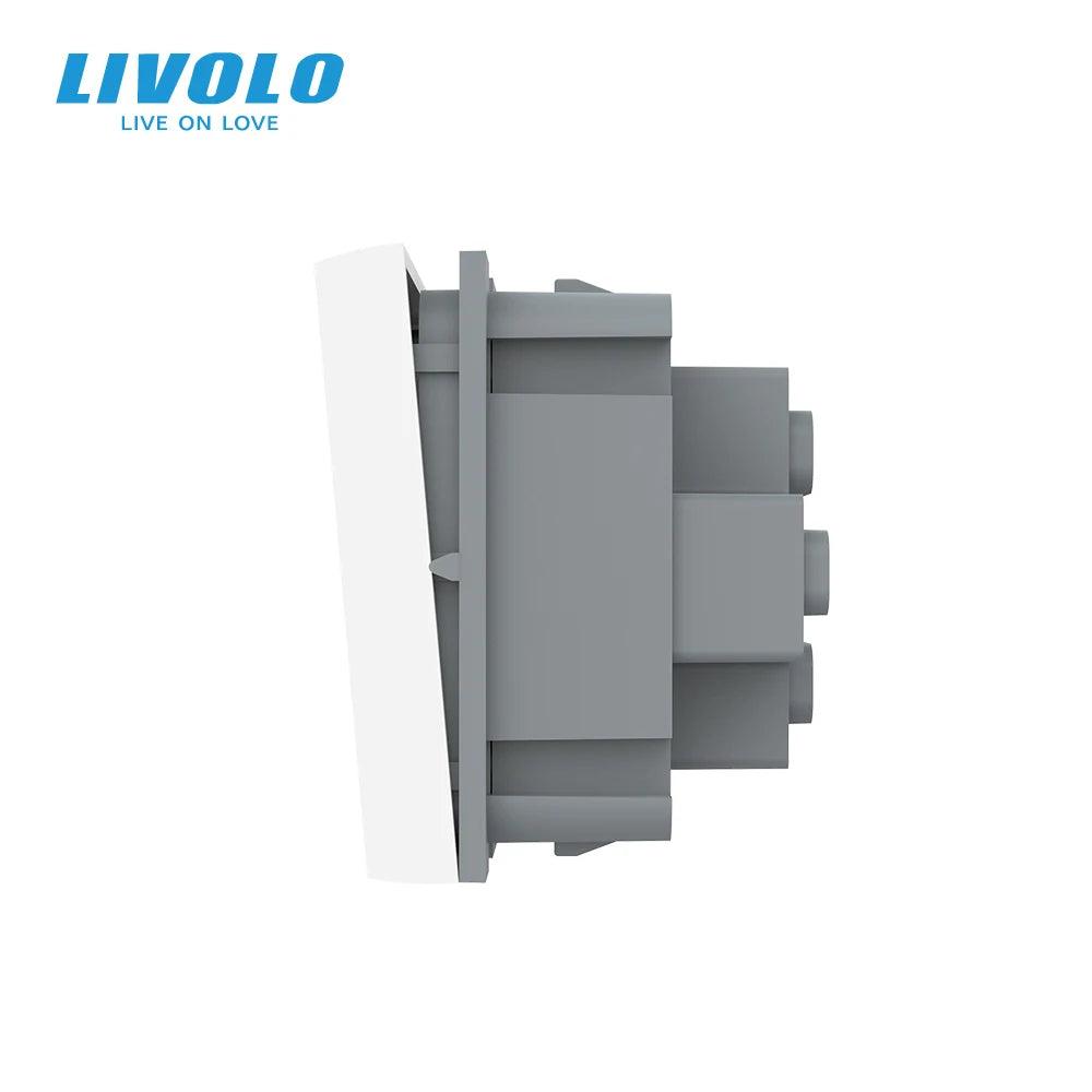 Livolo Plastic Materials EU Standard, 10A Big Two Way Function Key For Wall Push button Switch,Without Metal Plate - Twinsupliers