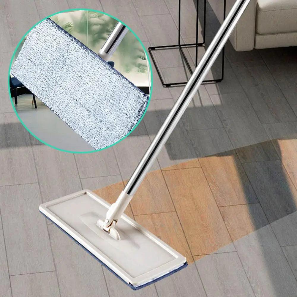 Magic Cleaning Mops Free Hand Mop with Bucket Drop Shipping Floors Squeeze Flat Mop with Water Home Kitchen Floor Cleaner - Twin suppliers 