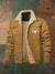 Men's Fleece-lined Cotton Casual Jacket Winter Lapel Single Breasted Warm Outerwear - Twinsupliers