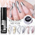 Metal Painted Cable Gel Nail Polish Nail Art Cable Adhesive Hoy Side Silver Phototherapy Metalic Glue - Twin suppliers 