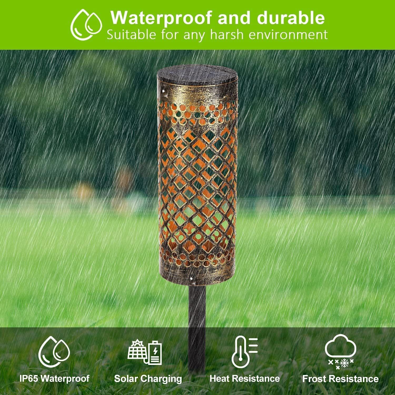 Metal Solar-powered Lawn Lamps Courtyard Decorative Waterproof - Twin suppliers 