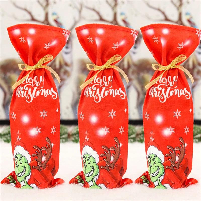 Navidad 2022 New Year 2023 Gifts Bag Big Candy Bag Christmas Ornament Set Xmas Christmas Decorations for Home Natal Noel Deco - Twinsupliers