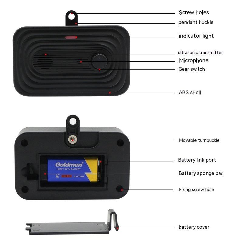 New Outdoor Waterproof Automatic Ultrasonic Drive Dog Bark Stopper - Twin suppliers 