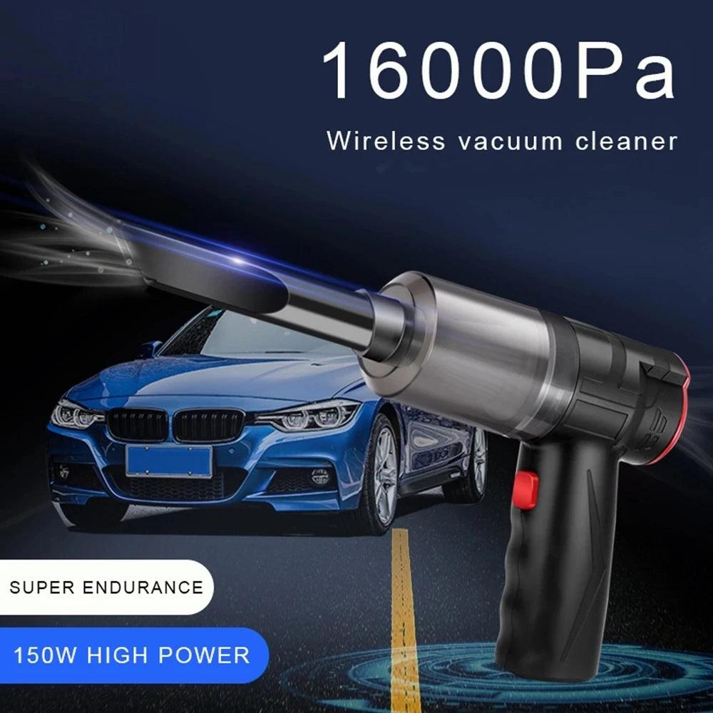 New Portable Car Vacuum Cleaner Wireless Handheld Vacuum Cleaner For Car Home Strong Suction Vacuum Cleaner and Air Blower 2in1 - Twinsupliers