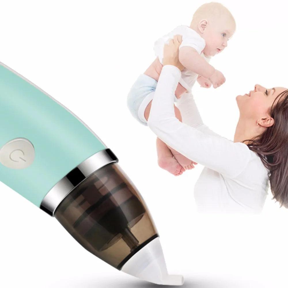 Newborn Electric Baby Care Nasal Aspirator Snot Nose cleaner - Twin suppliers 